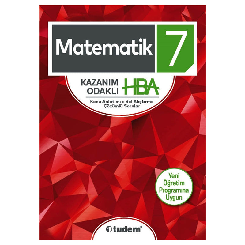 Tudem Yayınları 7. Sınıf Matematik Kazanım Odaklı HBA