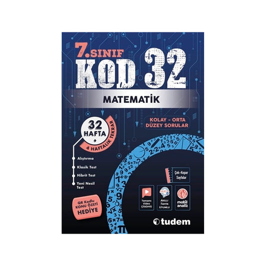 Tudem Yayınları 7.Sınıf Matematik Kod 32 Soru Bankası
