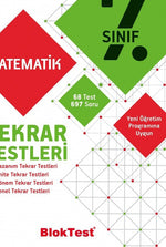 Tudem Yayınları 7. Sınıf Matematik Tekrar Testleri