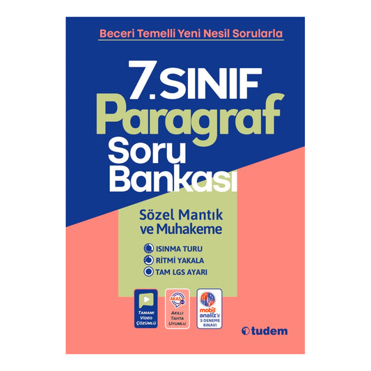 Tudem Yayınları 7.Sınıf Paragraf Soru Bankası