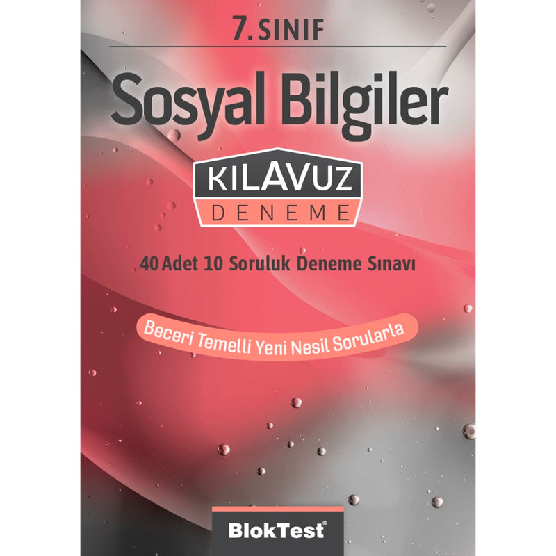Tudem Yayınları 7. Sınıf Sosyal Bilgiler Kılavuz Deneme