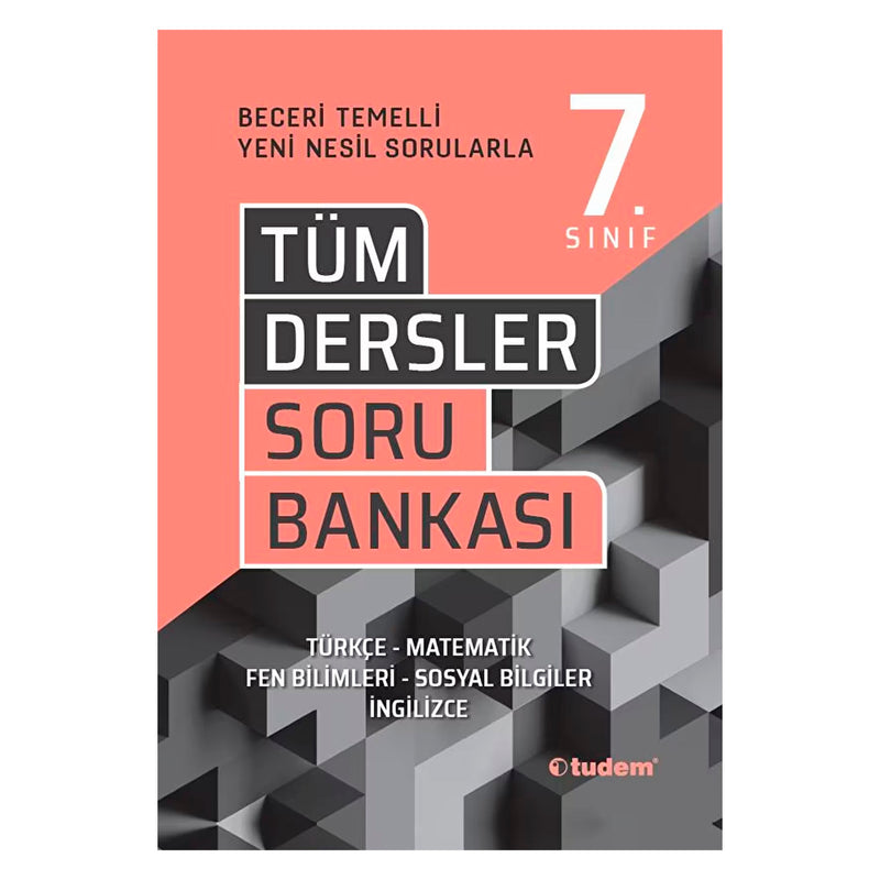 Tudem Yayınları 7. Sınıf Tüm Dersler Soru Bankası