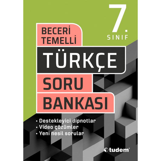 Tudem Yayınları 7. Sınıf Türkçe Beceri Temelli Soru Bankası
