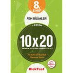 Tudem Yayınları 8. Sınıf Fen Bilimleri 10x20 Kazanım Denemeleri 2.Dönem