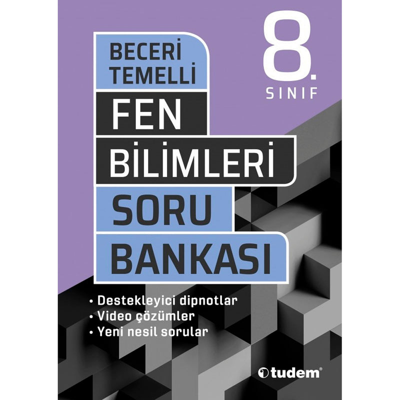 Tudem Yayınları 8. Sınıf Fen Bilimleri Beceri Temelli Soru Bankası