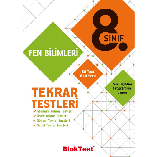 Tudem Yayınları 8. Sınıf Fen Bilimleri Tekrar Testleri