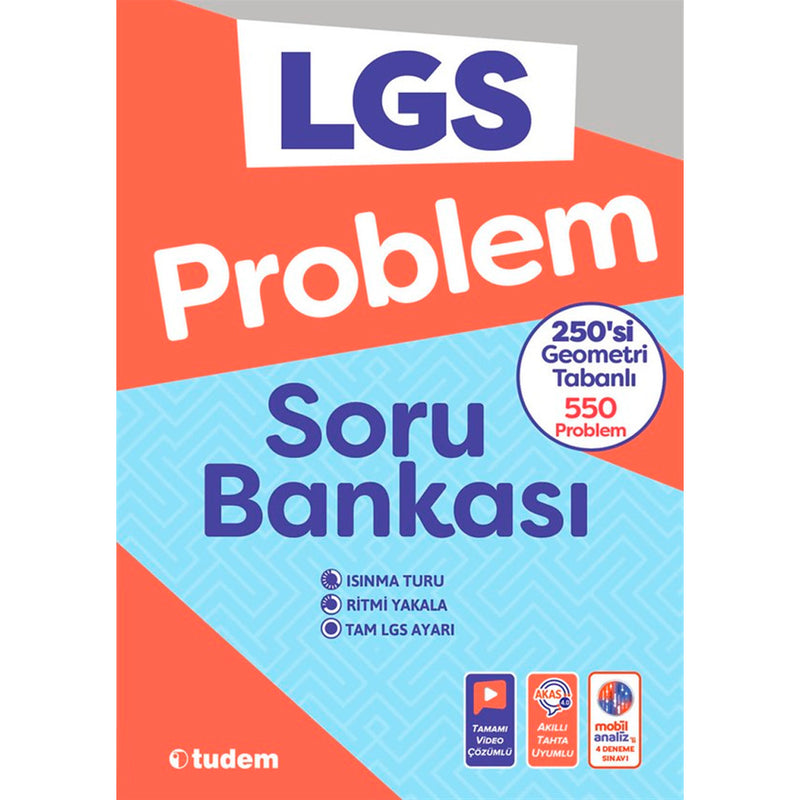 Tudem Yayınları 8. Sınıf LGS Problem Soru Bankası