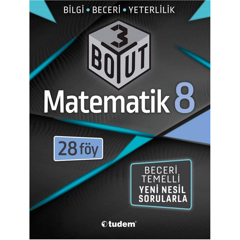 Tudem Yayınları 8. Sınıf Matematik 3 Boyut Yeni Nesil Sorularla