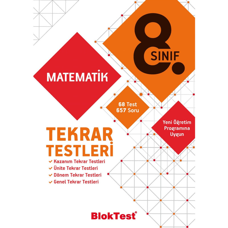 Tudem Yayınları 8. Sınıf Matematik Tekrar Testleri