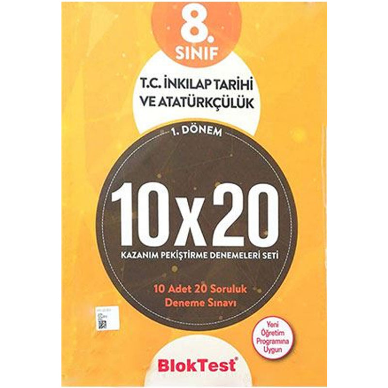 Tudem Yayınları 8. Sınıf T.C. İnkılap Tarihi ve Atatürkçülük 10x20 Deneme 1.Dönem
