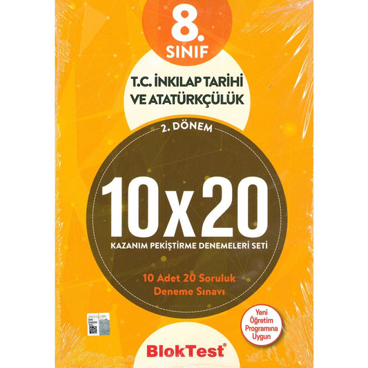 Tudem Yayınları 8. Sınıf T.C. İnkılap Tarihi ve Atatürkçülük 10x20 Kazanım Denemeleri 2.Dönem