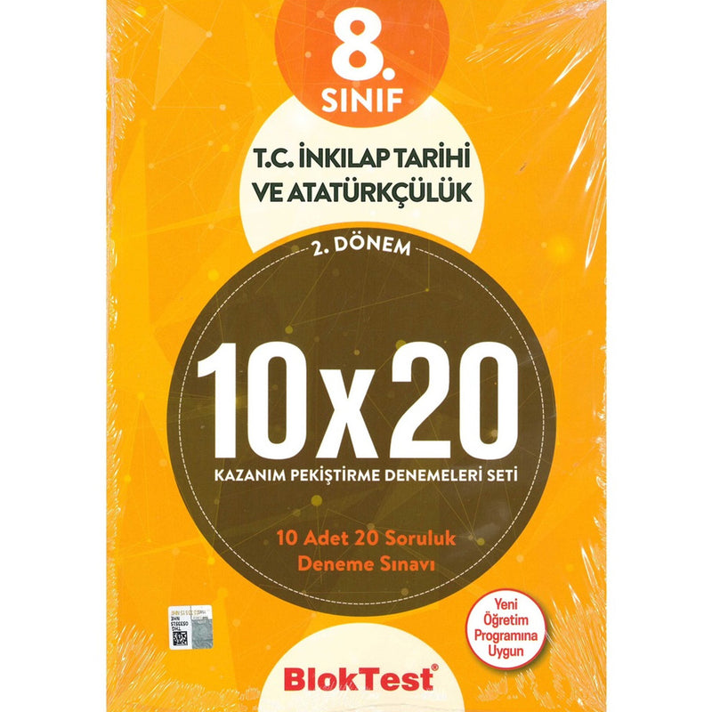 Tudem Yayınları 8. Sınıf T.C. İnkılap Tarihi ve Atatürkçülük 10x20 Kazanım Denemeleri 2.Dönem