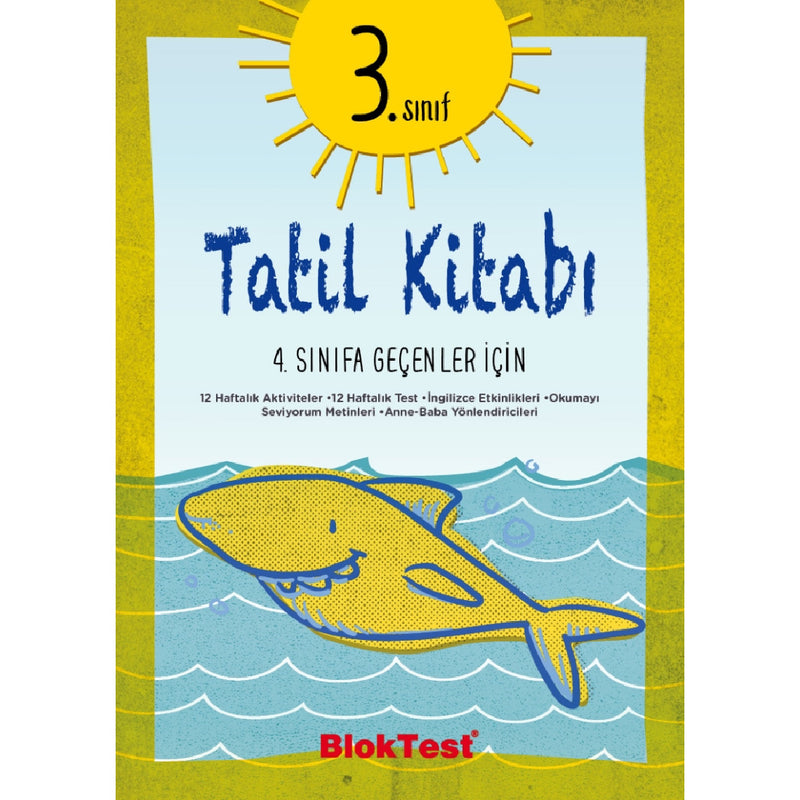 Tudem Yayınları Blok Test 3. Sınıf Tatil Kitabı