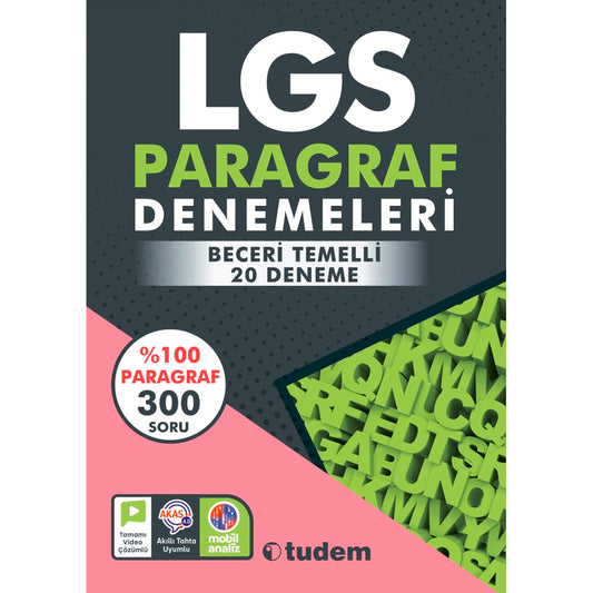 Tudem Yayınları LGS Paragraf Denemeleri