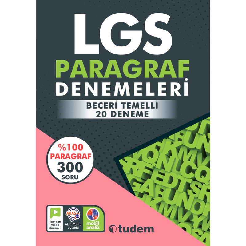 Tudem Yayınları LGS Paragraf Denemeleri