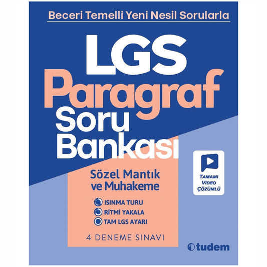 Tudem Yayınları LGS Paragraf Soru Bankası
