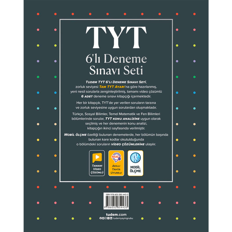 Tudem Yayınları TYT 6'lı Deneme Sınavı