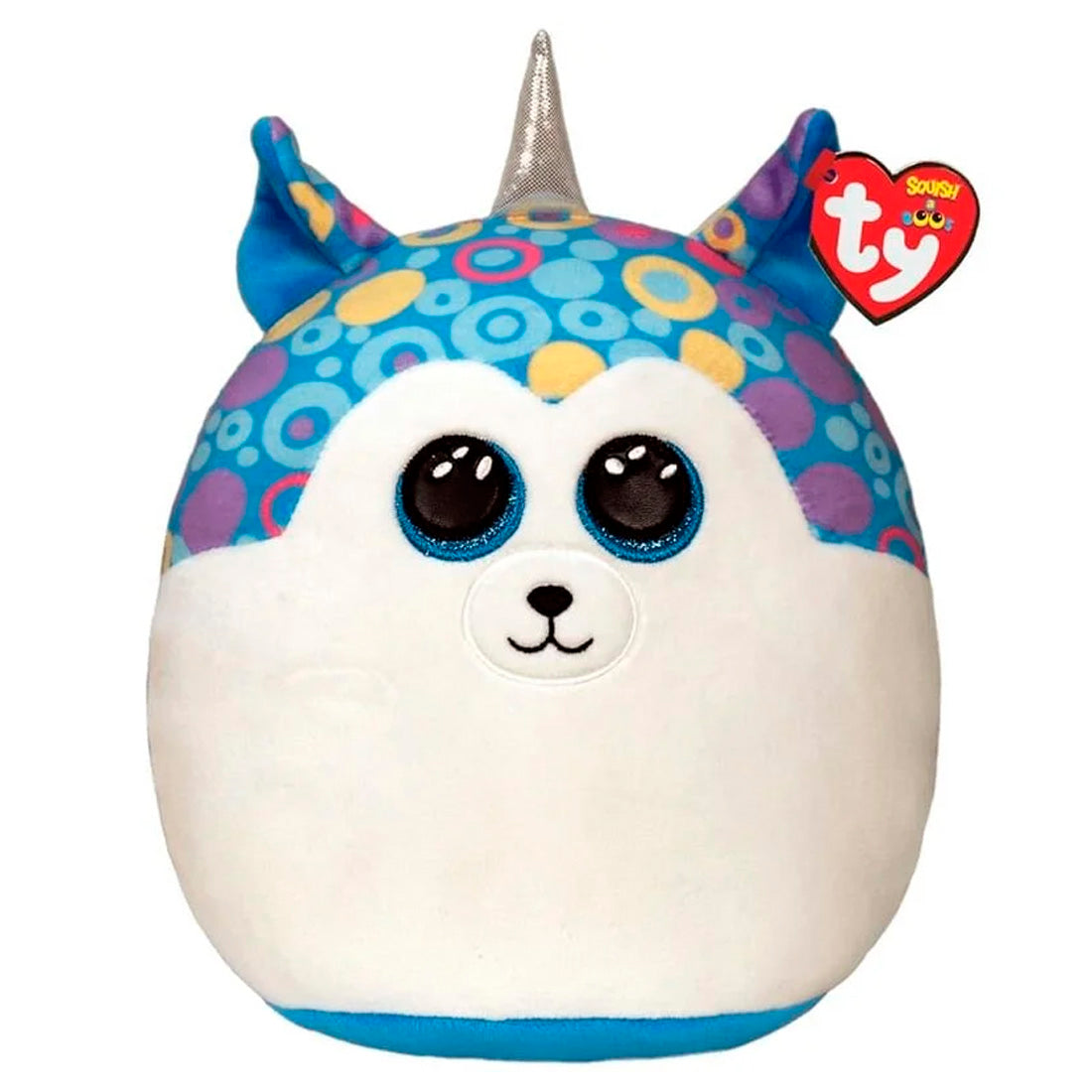 TY Helena Blue Husky Squishy 25 Cm