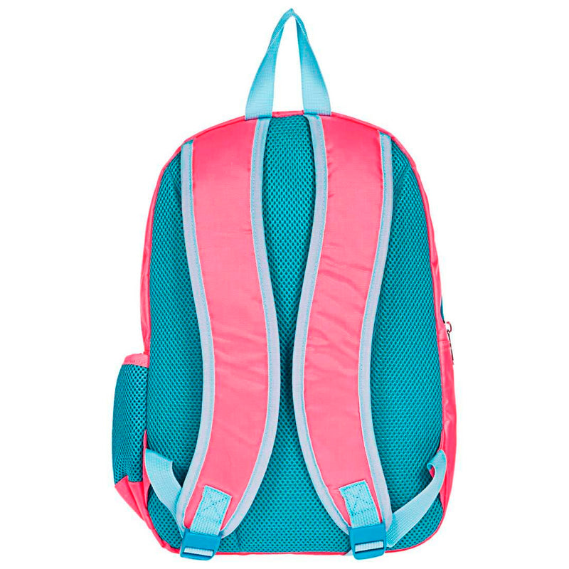 U.S. Polo Üç Bölmeli Pembe Yeşil Kız Çocuk İlkokul Çantası