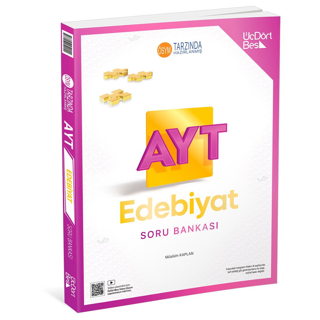 Üç Dört Beş Yayınları AYT Edebiyat Soru Bankası