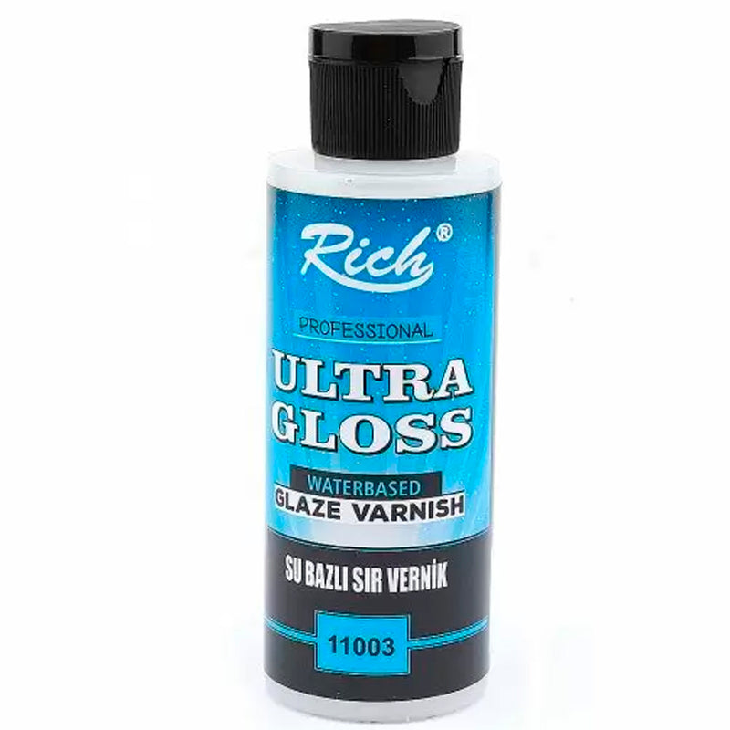 Ultra Gloss 120 cc Su Bazlı Sır Vernik - Sanatsal Hobi ve Koruyucu Vernik