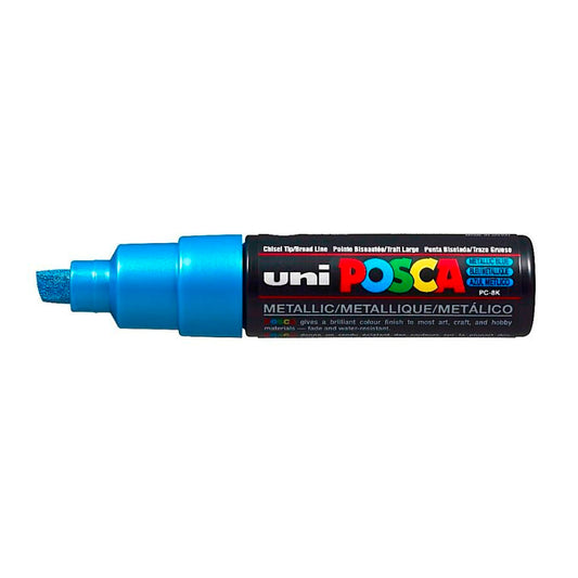Uni-Bal Posca 8.0 Mm. Mavi Su Bazlı Boyama Markörü PC-8K