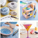 Uni-Ball PC-1M Posca 0.7 Mavi Su Bazlı Poster Markör Kalem - Sanat, Çizim ve Akrilik Etkili H