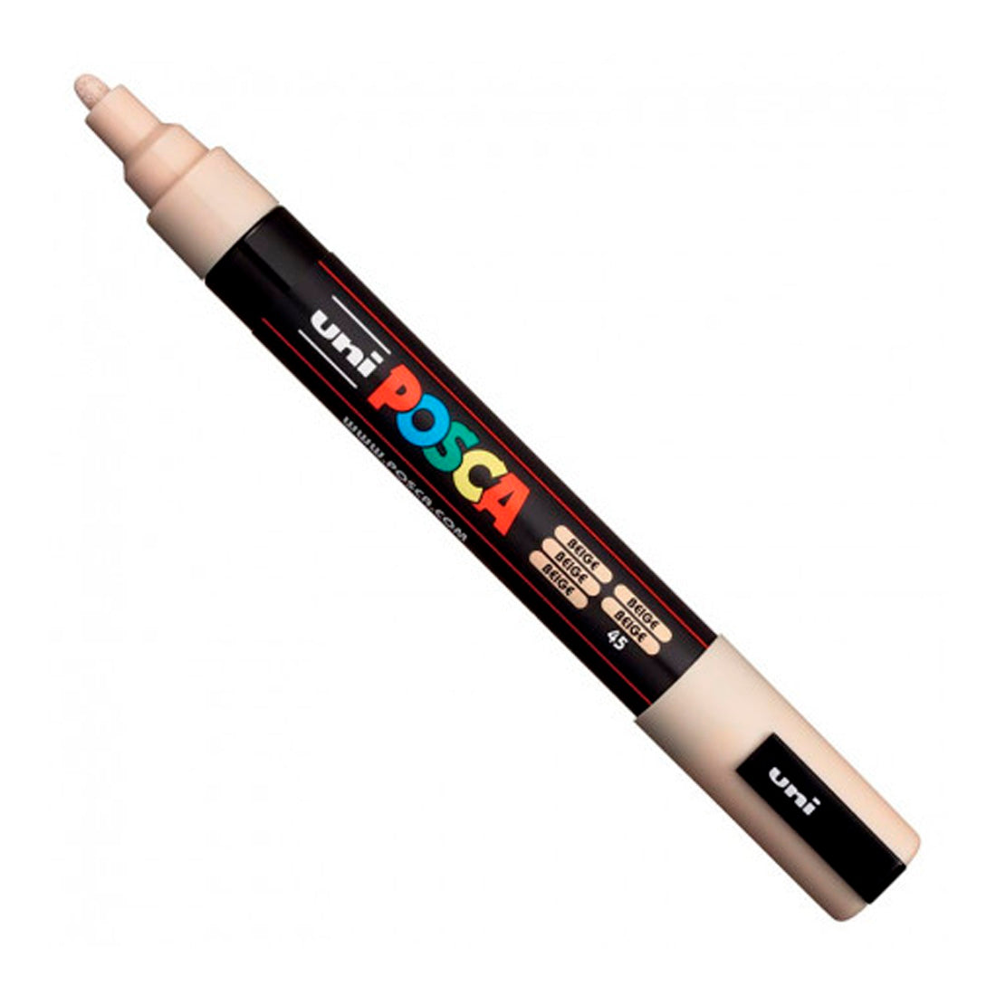 Uni-Ball PC-5M Posca 1.8-2.5 Bej Su Bazlı Poster Markör Kalem - Sanat, Çizim ve Hobi