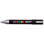 Uni-Ball PC-5M Posca 1.8-2.5 Gümüş Su Bazlı Markör Kalem - Sanat, Çizim ve Dekorasyon Kalemi