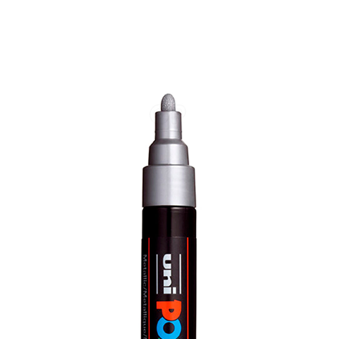 Uni-Ball PC-5M Posca 1.8-2.5 Gümüş Su Bazlı Markör Kalem - Sanat, Çizim ve Dekorasyon Kalemi