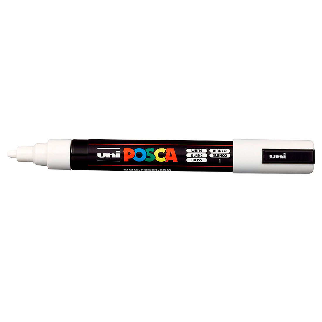 Uni-Ball PC-5M Posca Su Bazlı Poster Markör Kalem - Sanatsal Çizim ve Çok Yüzeyli Akrilik Kalem