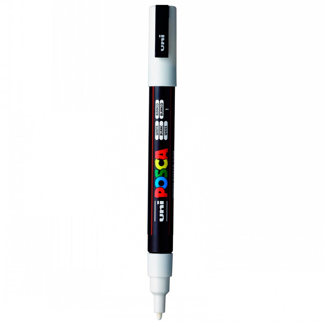 Uni-Ball Posca 0.9-1.3 Beyaz Su Bazlı Poster Markör Kalem - Sanat, Çizim ve Tasarım Kalemi