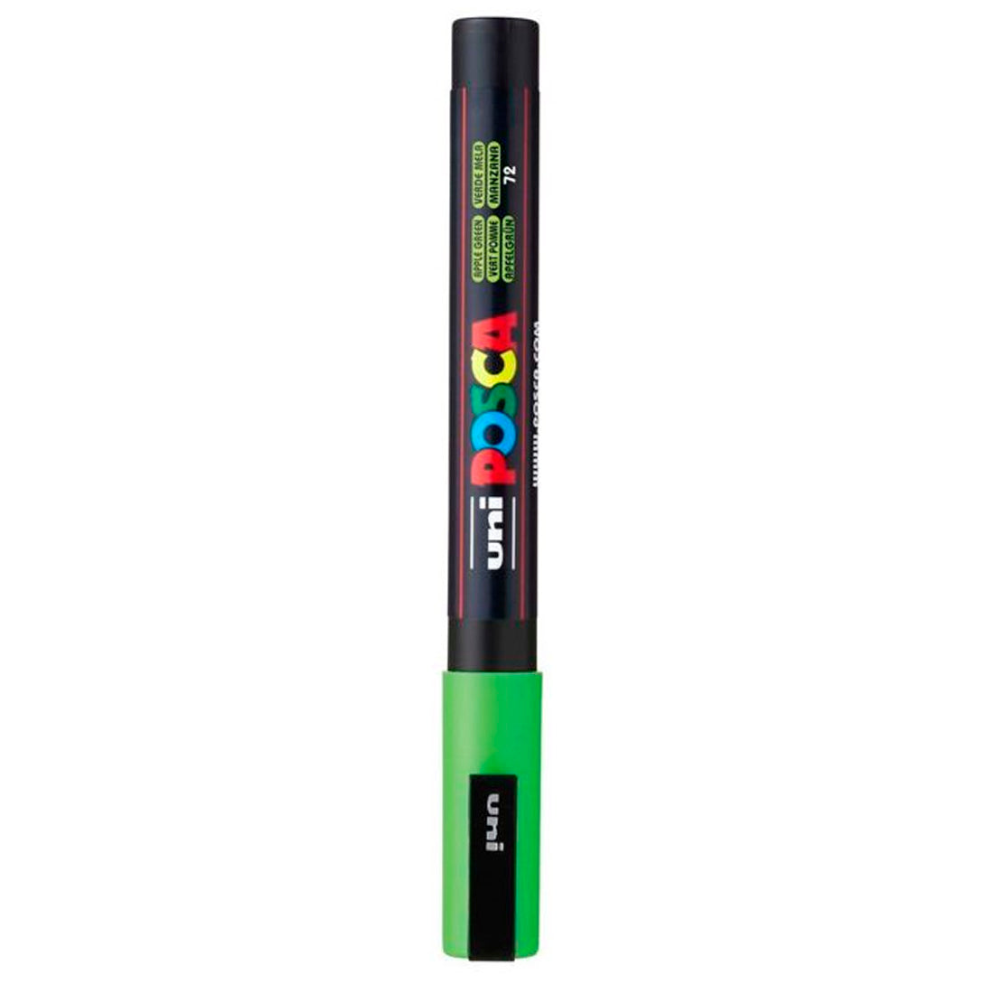 Uni-Ball Posca 0.9-1.3 Elma Yeşili Su Bazlı Markör Kalem - Sanatsal Çizim, Boyama ve Çok Yüzey
