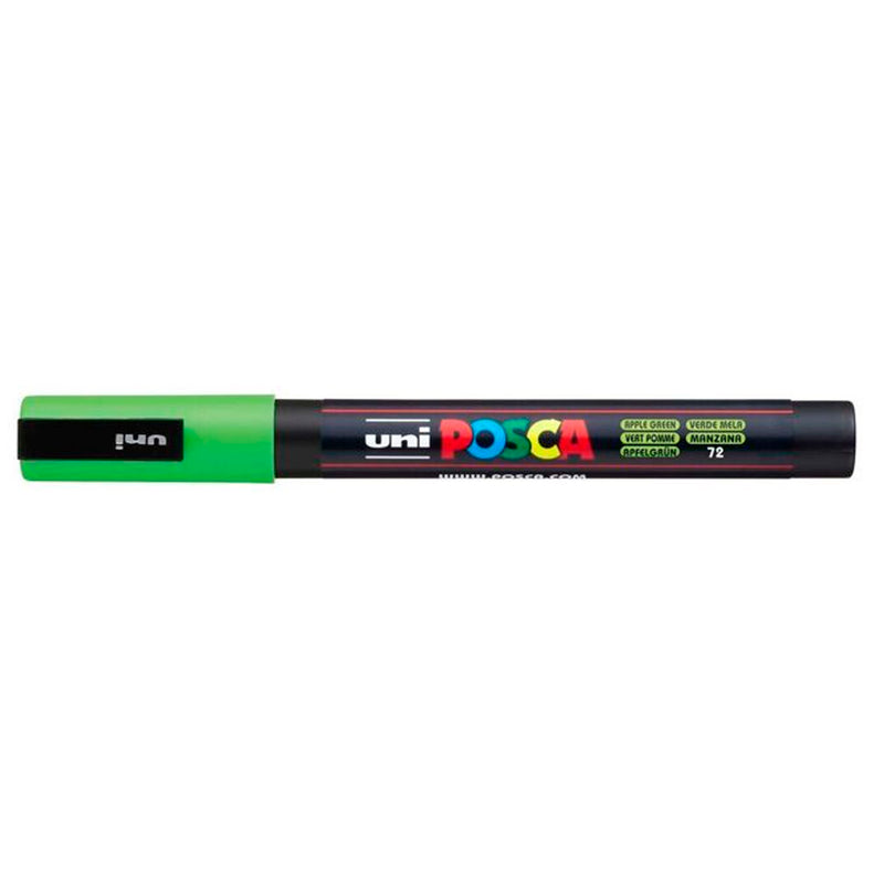 Uni-Ball Posca 0.9-1.3 Elma Yeşili Su Bazlı Markör Kalem - Sanatsal Çizim, Boyama ve Çok Yüzey