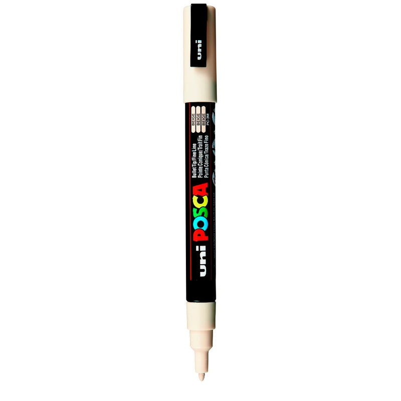 Uni-Ball Posca 0.9-1.3 Fildişi Su Bazlı Poster Markör Kalem - Sanatsal Çizim, Boyama ve Dekorasyon