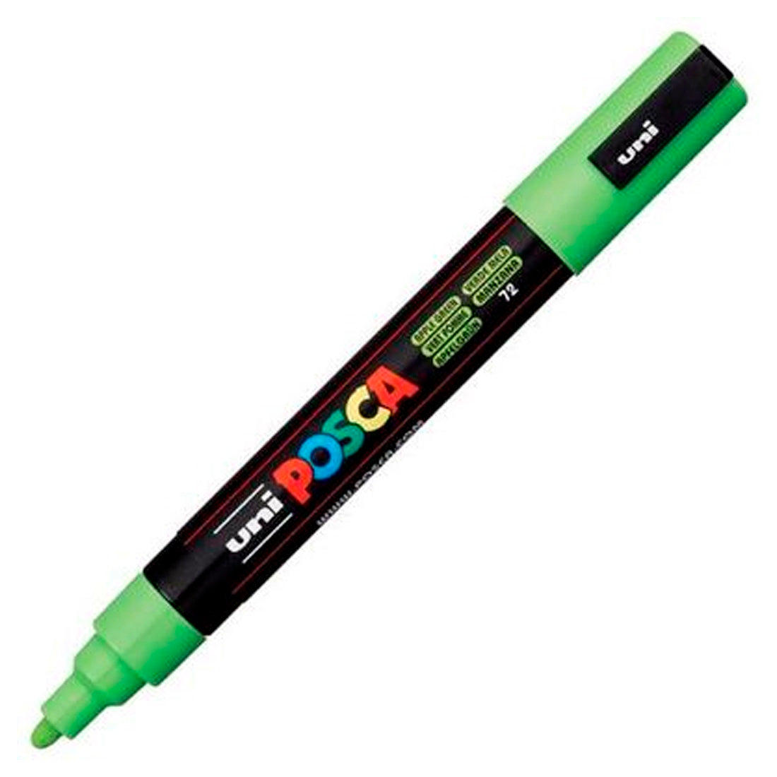 Uni-Ball Posca 1.8-2.5 Elma Yeşili Su Bazlı Poster Markör Kalem - Sanat, Çizim ve Hobi Akrilik