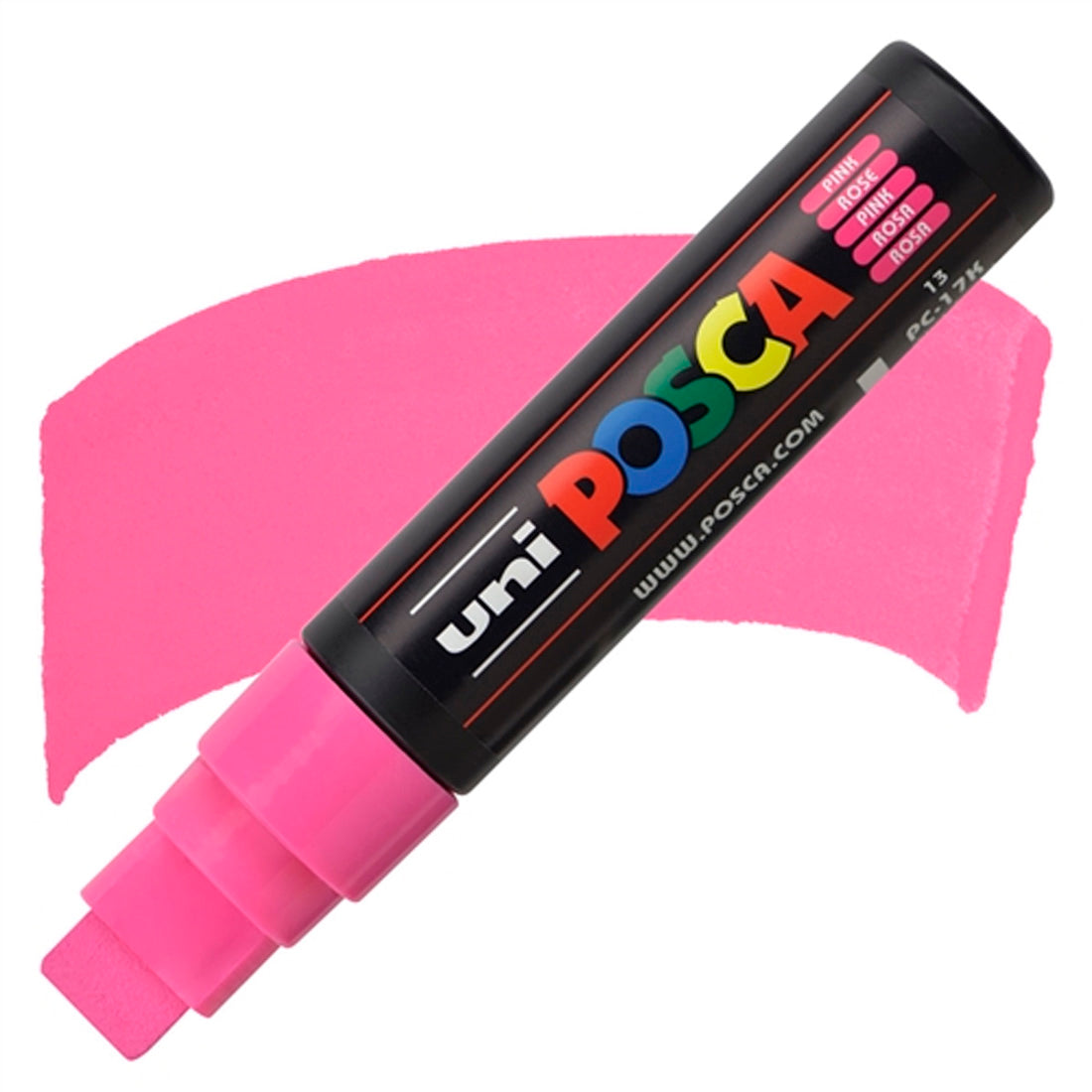 Uni-Ball Posca 15.0 Pembe Poster Markörü PC17K