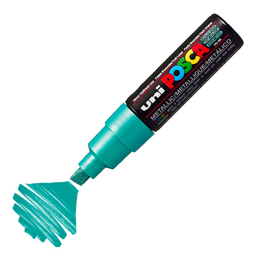 Uni-Ball Posca 8.0 Mm Yeşil Su Bazlı Boyama Markörü PC-8K