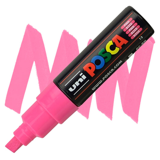 Uni-Ball Posca Pembe Kalın Uçlu Marker - Sanat, Çizim ve Hobi Kalemi
