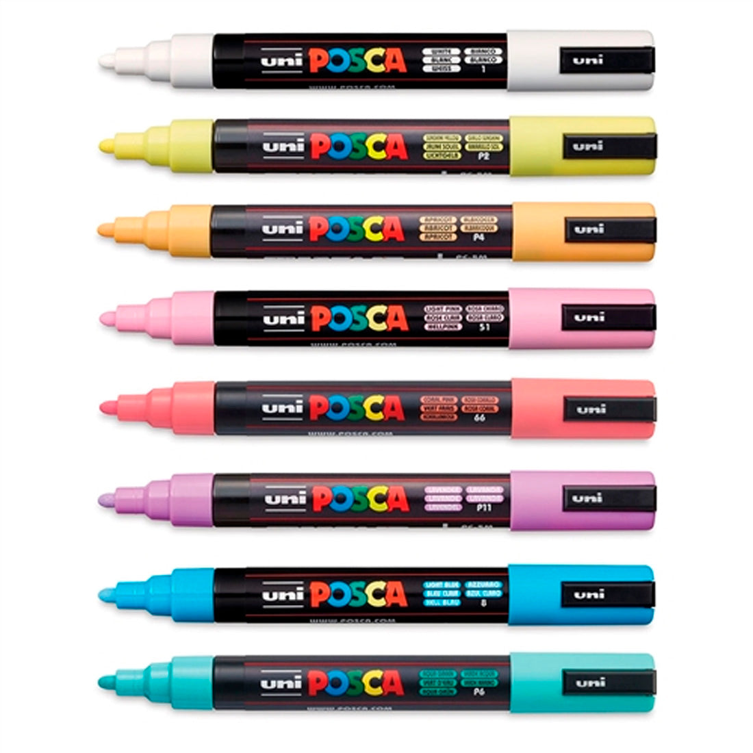 Uni-Ball Posca Soft Renk 8'li Set SC PC-5M/8C
