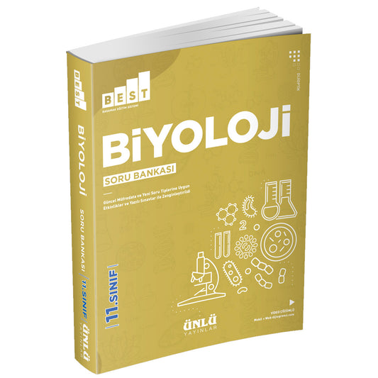 Ünlü Yayınları 11. Sınıf Best Biyoloji Soru Bankası