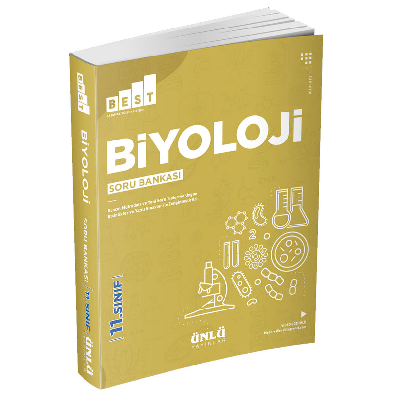 Ünlü Yayınları 11. Sınıf Best Biyoloji Soru Bankası