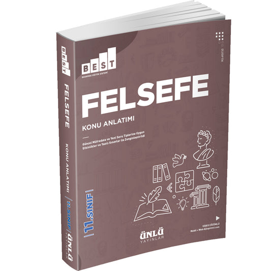 Ünlü Yayınları 11. Sınıf Best Felsefe Konu Anlatımı