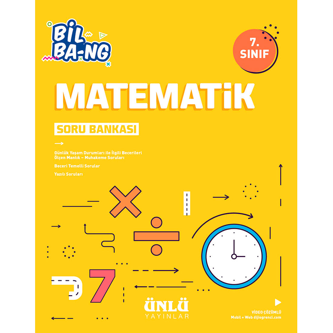Ünlü Yayınları 7. Sınıf Matematik Bil Bang Soru Bankası