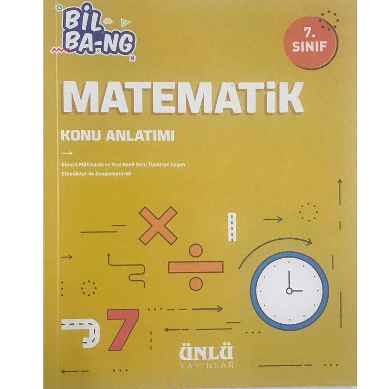 Ünlü Yayınları 7. Sınıf Matematik Bill Ba-ng Konu Anlatım