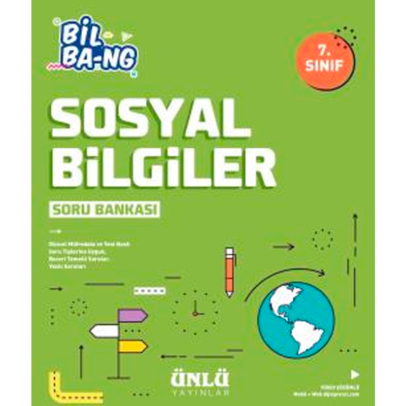 Ünlü Yayınları 7. Sınıf Sosyal Bilgiler Bil-Bang Soru Bankası