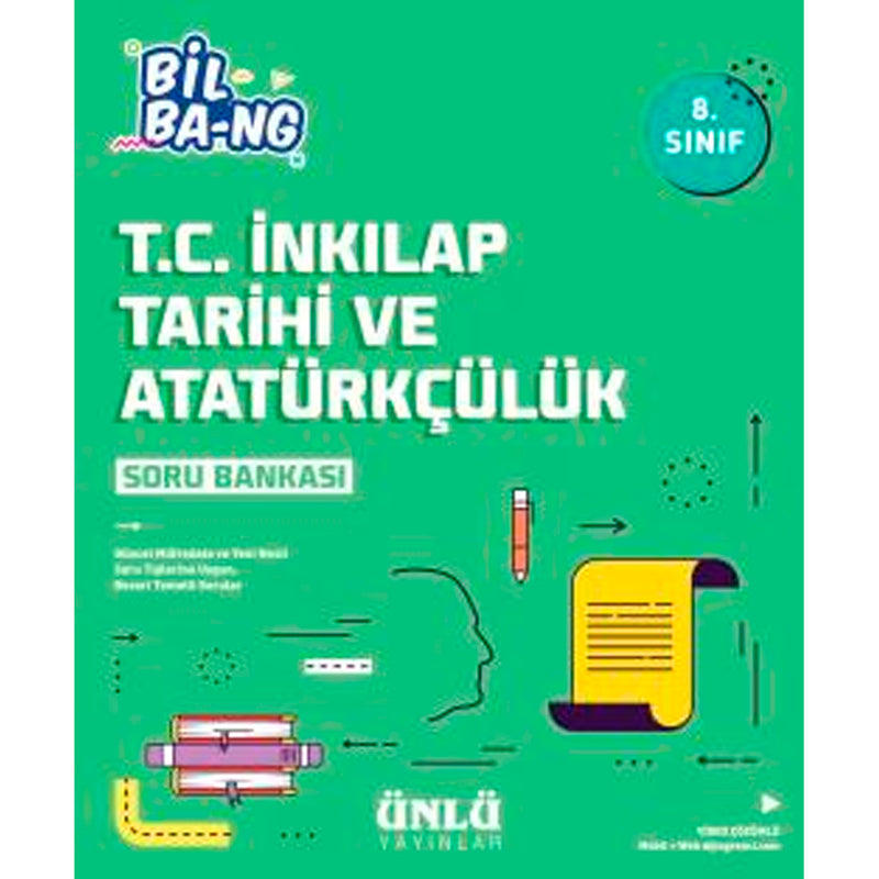 Ünlü Yayınları 8. Sınıf T.C. İnkılap Tarihi ve Atatürkçülük Bil-Bang Soru Bankası