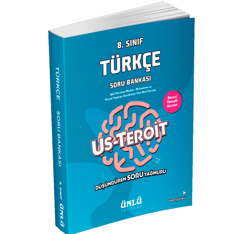 Ünlü Yayınları 8. Sınıf Türkçe Us Teroit Soru Bankası