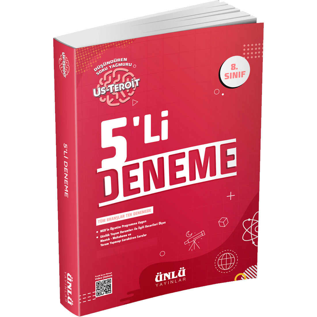 Ünlü Yayınları 8. Sınıf Us-Teroit 5'li LGS Denemesi