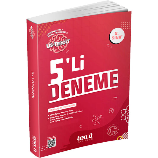 Ünlü Yayınları 8. Sınıf Us-Teroit 5'li LGS Denemesi